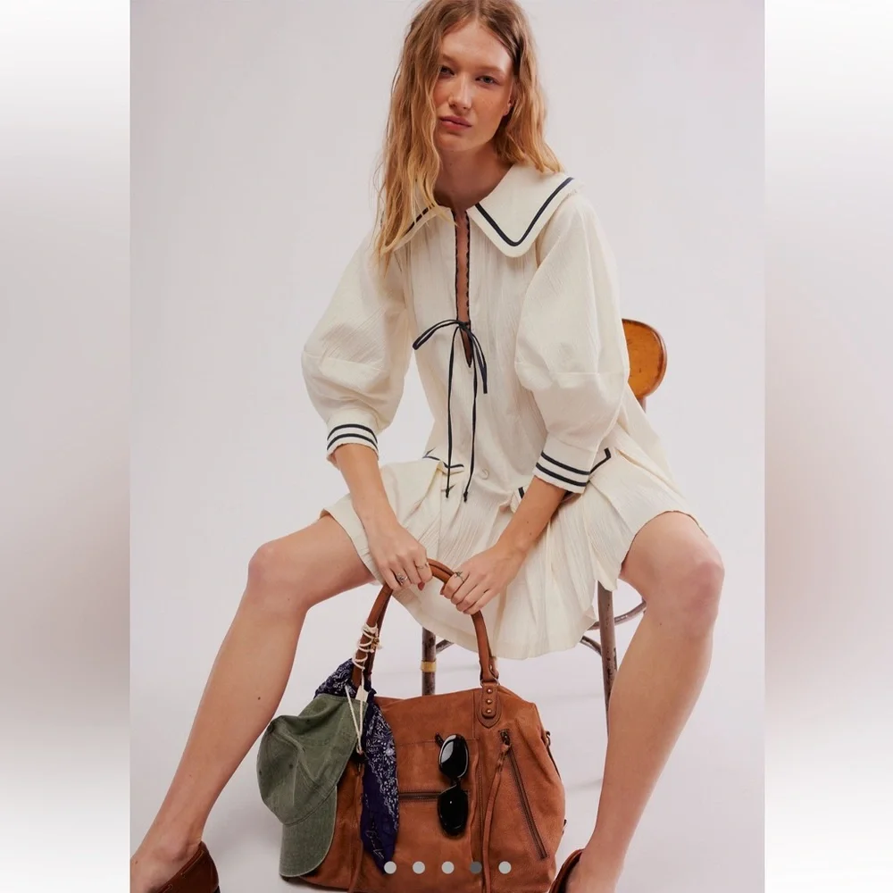 SOLD——-Free people star board mini dress - Picture 4 of 10